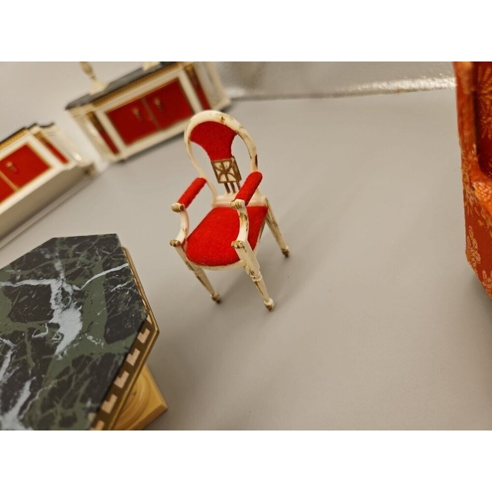 Vintage Ideal Petite Princess Fantasy Furniture FireTruck Dollhouse Lot Of 16 - Picture 8 of 11